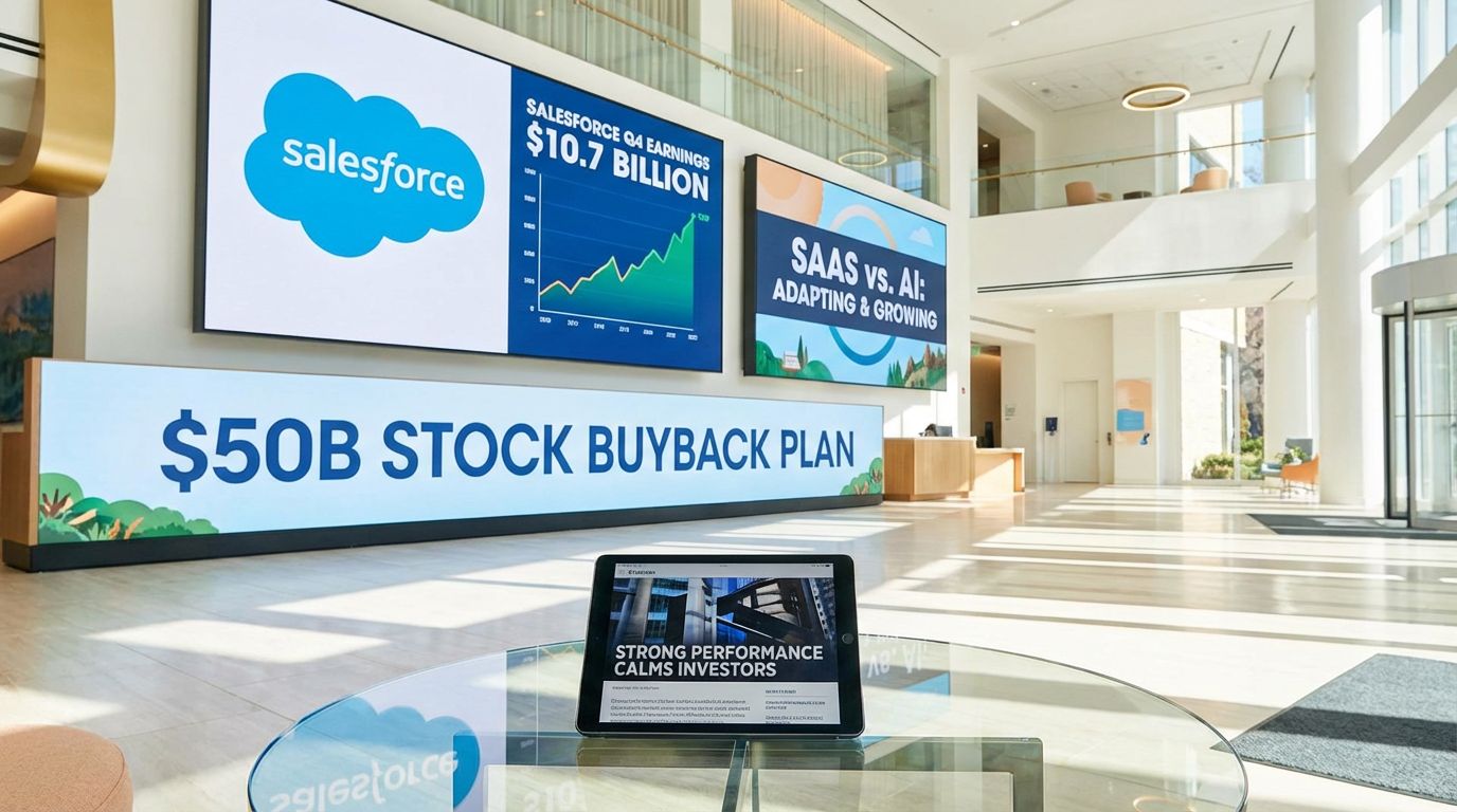 לאור ביצועים חזקים: סיילספורס מגיבה למשבר ה- SaaS ומנסה להרגיע את המשקיעים.